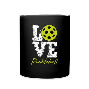 Cher Pickleball - Mug uni - noir - Devant