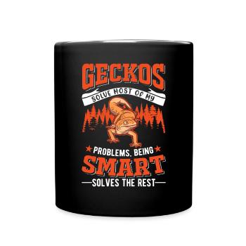 Gecko Cadeau Léopard Gecko - Mug uni - noir - Devant