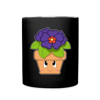 Drôle de chute - Mug uni - noir - Devant