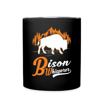 Buffalo Whisperer Buffalo Whisperer Water Buffalo - Full Colour Mug - black - Front