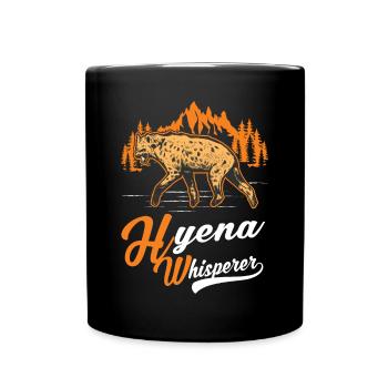 Hyänen Flüsterer Erdwolf Hyena - Tasse einfarbig - Schwarz - Vorne