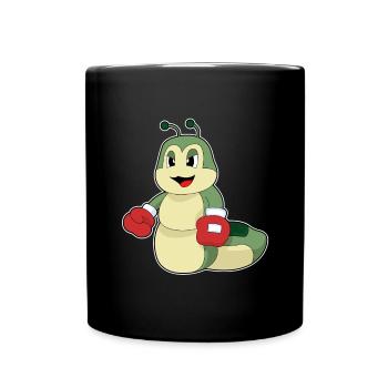 Caterpillar Boxer Boxing Gloves Boxing - Full Colour Mug - black - Front