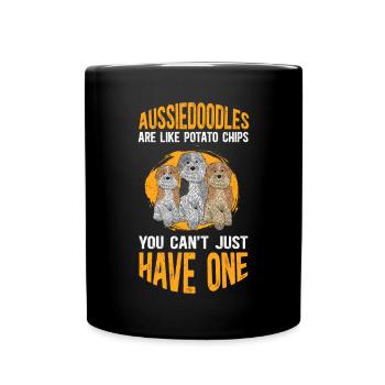 Aussiedoodle Dog Owners Chiens Cadeau - Mug uni - noir - Devant