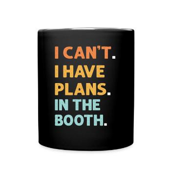 Car painting I can't plan in the booth car - Full Colour Mug - black - Front