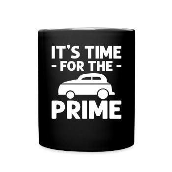 Peintre automobile. C’est l’heure de Prime. - Mug uni - noir - Devant