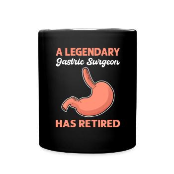 Ein Legendärer Magenchirurg Geht In Den - Tasse einfarbig - Schwarz - Vorne