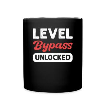 Level bypass unlocked. Gastric shields - Full Colour Mug - black - Front