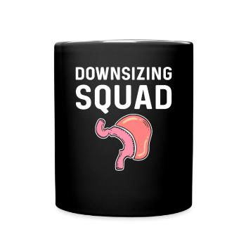 Sleeve surgery. Downsizing Squad Bypass - Full Colour Mug - black - Front