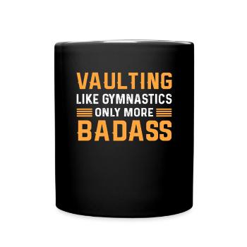 Cours d’eau - comme la gymnastique seulement plus badass - Mug uni - noir - Devant