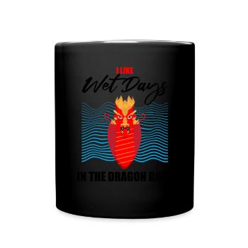 Entraîneur de bateaux-dragons pour les courses de bateaux chinois - Mug uni - noir - Devant