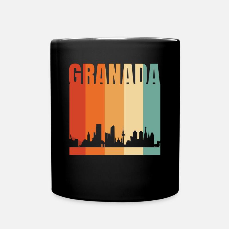 Granada - Tasse einfarbig - Schwarz