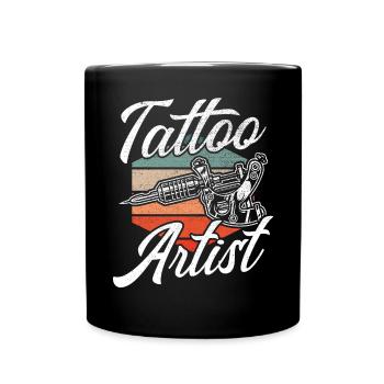 Tattoo Artist - Full Colour Mug - black - Front