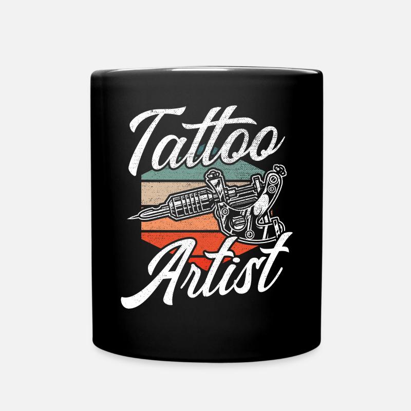 Tattoo Künstler - Tasse einfarbig - Schwarz