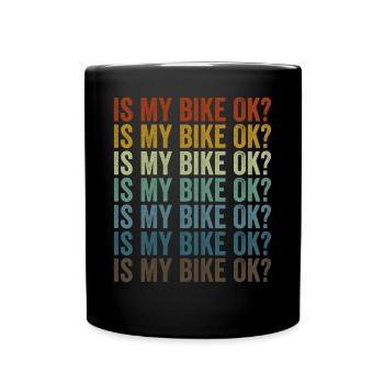 Est-ce que mon vélo va bien? VTT VTT-Lie - Mug uni - noir - Devant