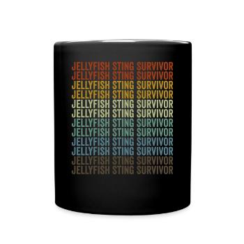 Quallenstich Survivor Quallenstich Survivor - Tasse einfarbig - Schwarz - Vorne