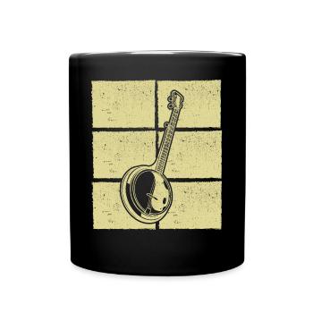 Banjo Banjo joueur Banjoïste - Mug uni - noir - Devant