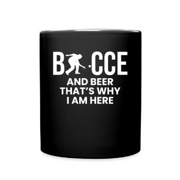 Bocce Shirt Gift Boccia Player - Full Colour Mug - black - Front