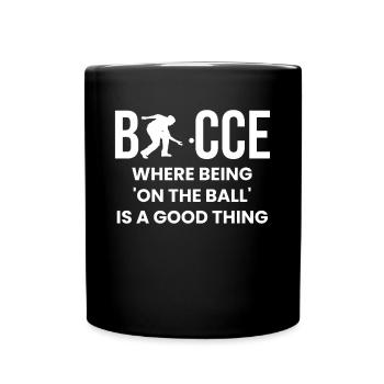 Bocce Shirt Boccia Player Gift - Full Colour Mug - black - Front