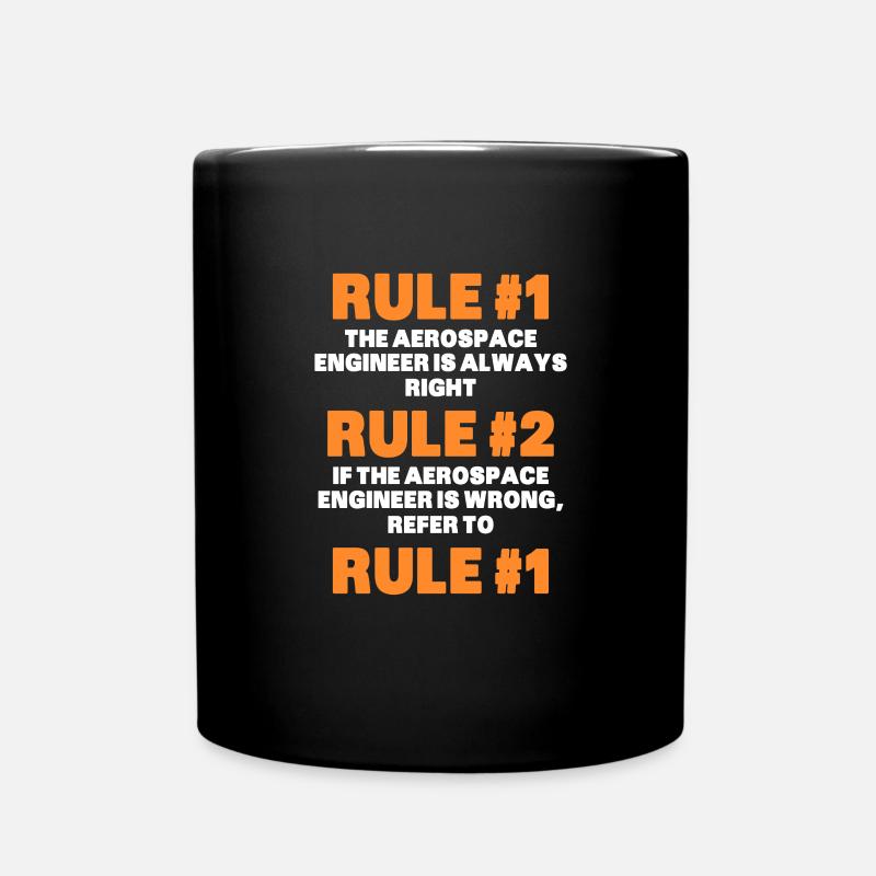 Ingénieur spatial Ingénieur aéronautique - Mug uni - noir