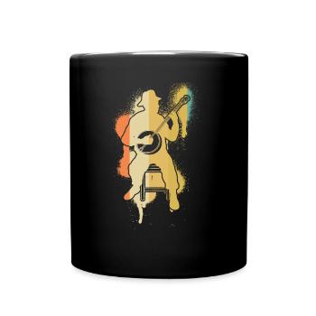 Banjo Banjo joueur Banjoïste - Mug uni - noir - Devant