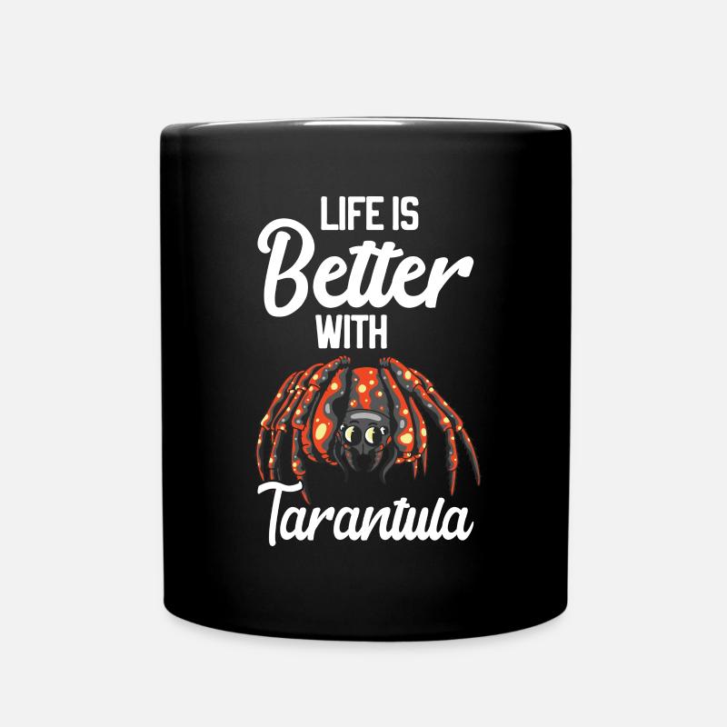 Tarantel - Tasse einfarbig - Schwarz