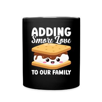Marshmallow S'more - Tasse einfarbig - Schwarz - Vorne