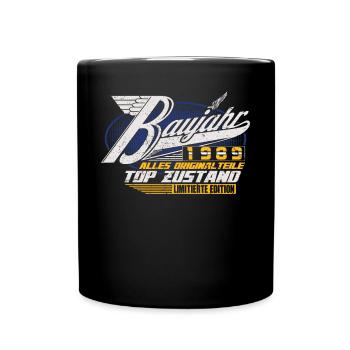 Baujahr 1989 Geburtstag Geschenk Geburtsjahr 1989 - Tasse einfarbig - Schwarz - Vorne