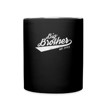 Grossesse Big Brother - Mug uni - noir - Devant