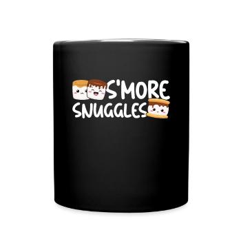 Marshmallow S'more - Tasse einfarbig - Schwarz - Vorne