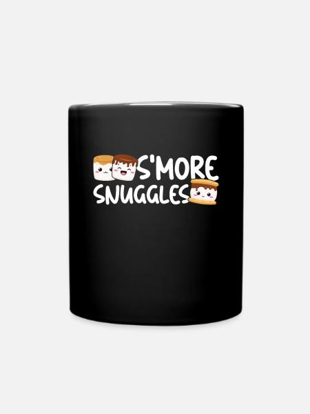 Marshmallow S'more - Tasse einfarbig - Schwarz