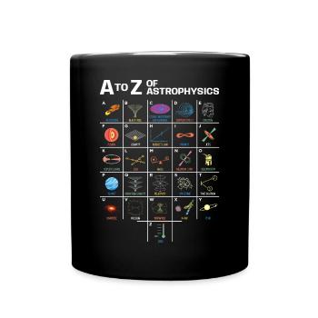 Astronomie - A À Z De L’Astrophysique Pour l’Astronomie S - Mug uni - noir - Devant