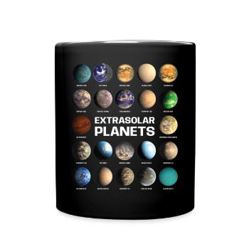 Drôles de planètes extrasolaires pour les amateurs d’astronomie - Mug uni - noir - Devant