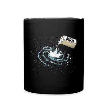 Voie lactée mignon drôle d’astronomie spatiale pour astronome - Mug uni - noir - Devant