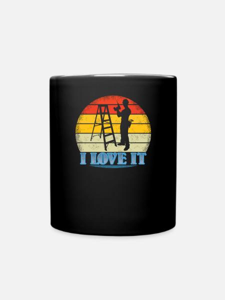 Heimwerker Geschenkidee Handwerker - Tasse einfarbig - Schwarz
