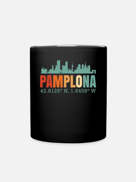 Pamplona - Tasse einfarbig - Schwarz