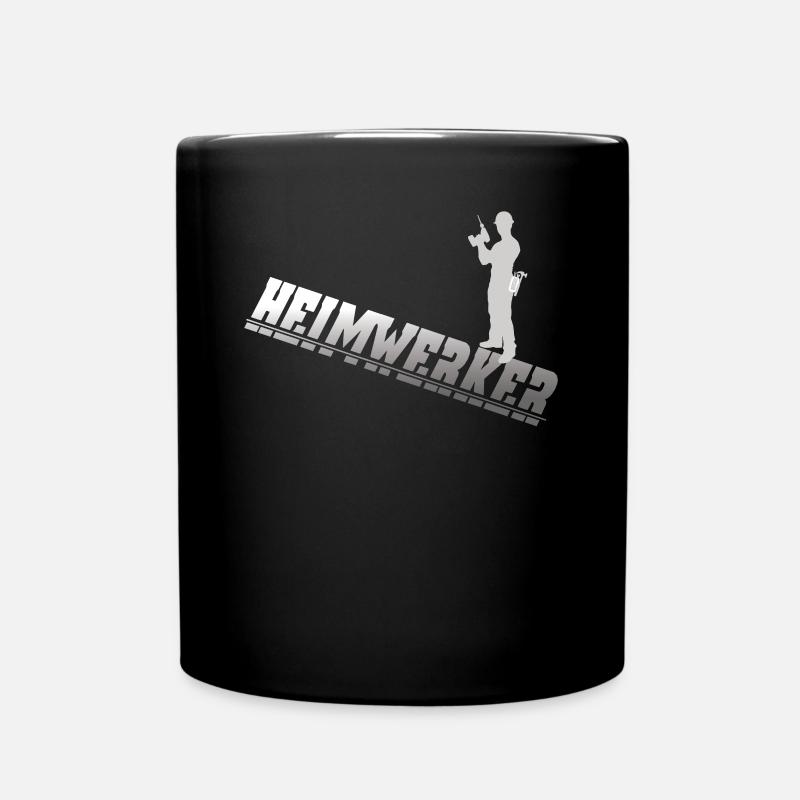 Heimwerker Geschenkidee Handwerker - Tasse einfarbig - Schwarz