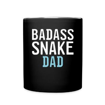 Snake Gift Snake Lover - Full Colour Mug - black - Front