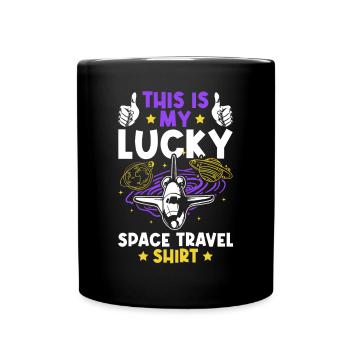 Aerospace Space Travel - Solar System Space Explor - Tasse einfarbig - Schwarz - Vorne
