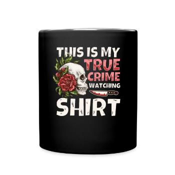 Accro au crime - Mug uni - noir - Devant