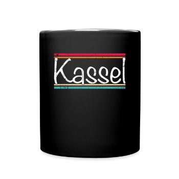 Kassel - Tasse einfarbig - Schwarz - Vorne