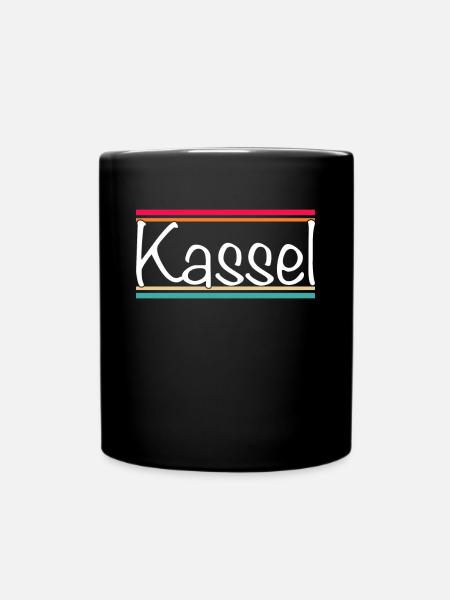 Kassel - Tasse einfarbig - Schwarz