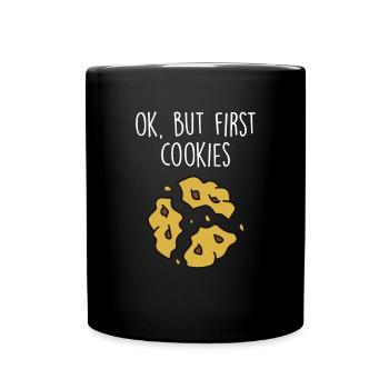 Cookies Funny Baking Cookie Lover - Full Colour Mug - black - Front