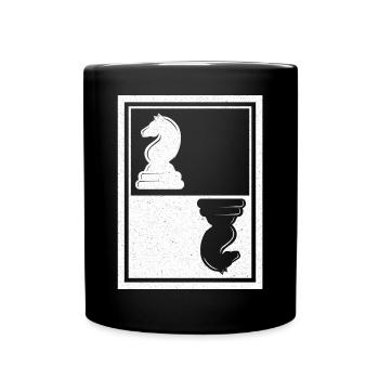 Chess Chess Players Tournament for Clever Minds - Full Colour Mug - black - Front
