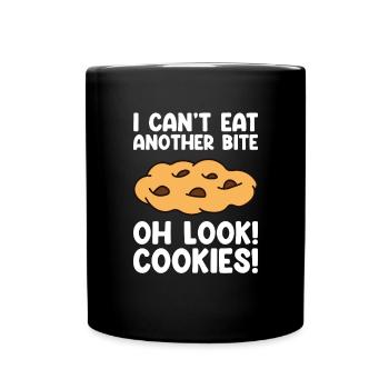 Cookies Funny Baking Cookie Lover - Full Colour Mug - black - Front