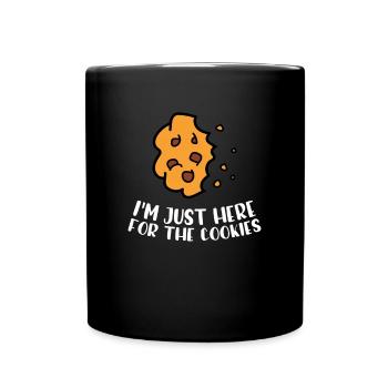 Cookies Funny Baking Cookie Lover - Full Colour Mug - black - Front