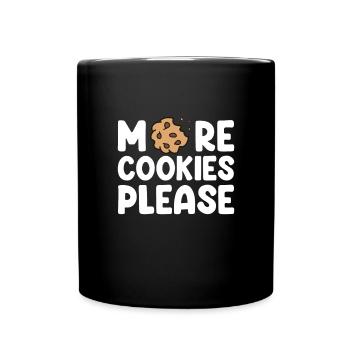 Cookies Funny Baking Cookie Lover - Full Colour Mug - black - Front