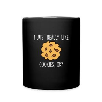 Cookies Apparel Baker Cookie Lover - Full Colour Mug - black - Front