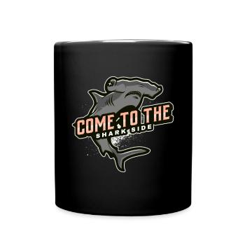 come to the shark side - Full Colour Mug - black - Front