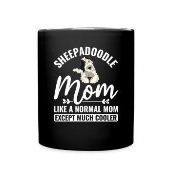 Sheepadoodle Doodle Dog - Mug uni - noir - Devant