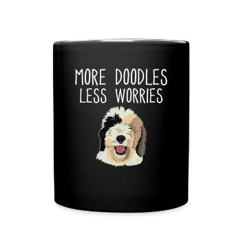 Sheepadoodle Doodle Dog - Mug uni - noir - Devant